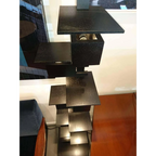 HANDCRAFTED WOOD & IRON FLOOR LAMP SALITA FLOOR LAMPS