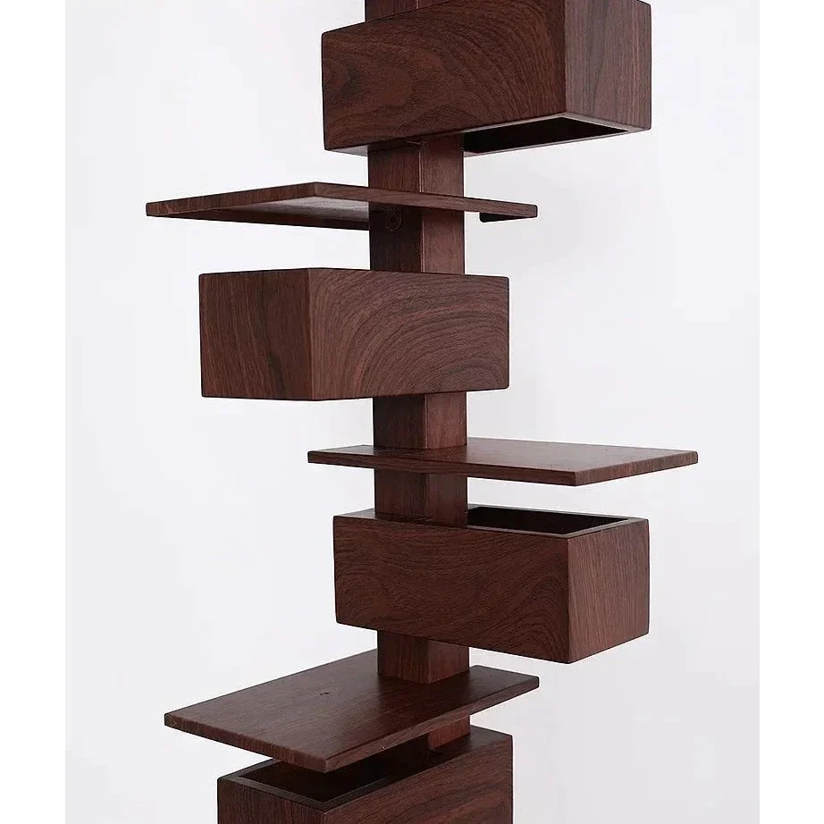 HANDCRAFTED WOOD & IRON FLOOR LAMP SALITA FLOOR LAMPS