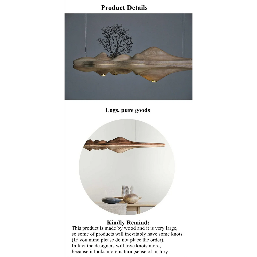 HANDCRAFTED WOOD LANDSCAPE CEILING LAMPS | CL5685696