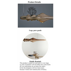 HANDCRAFTED WOOD LANDSCAPE CEILING LAMPS | CL5685696