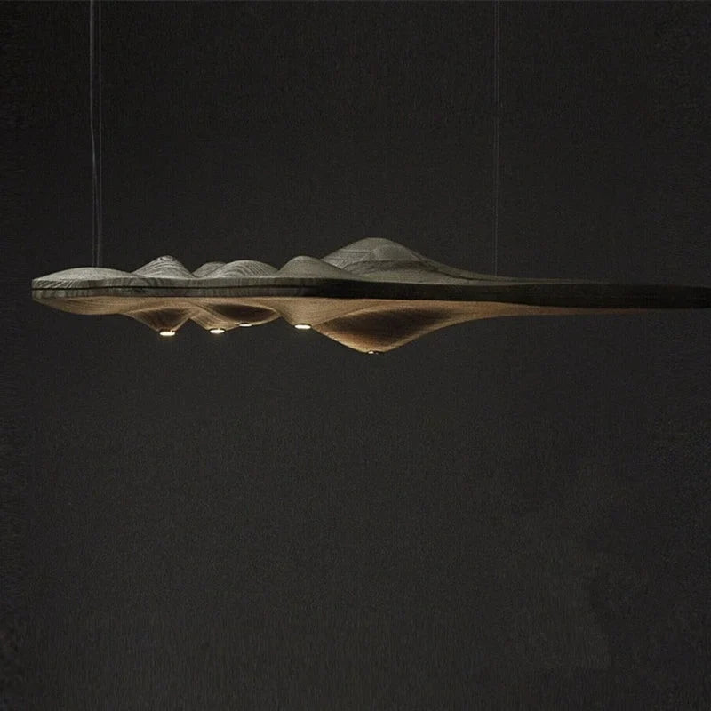 HANDCRAFTED WOOD LANDSCAPE CEILING LAMPS | CL5685696