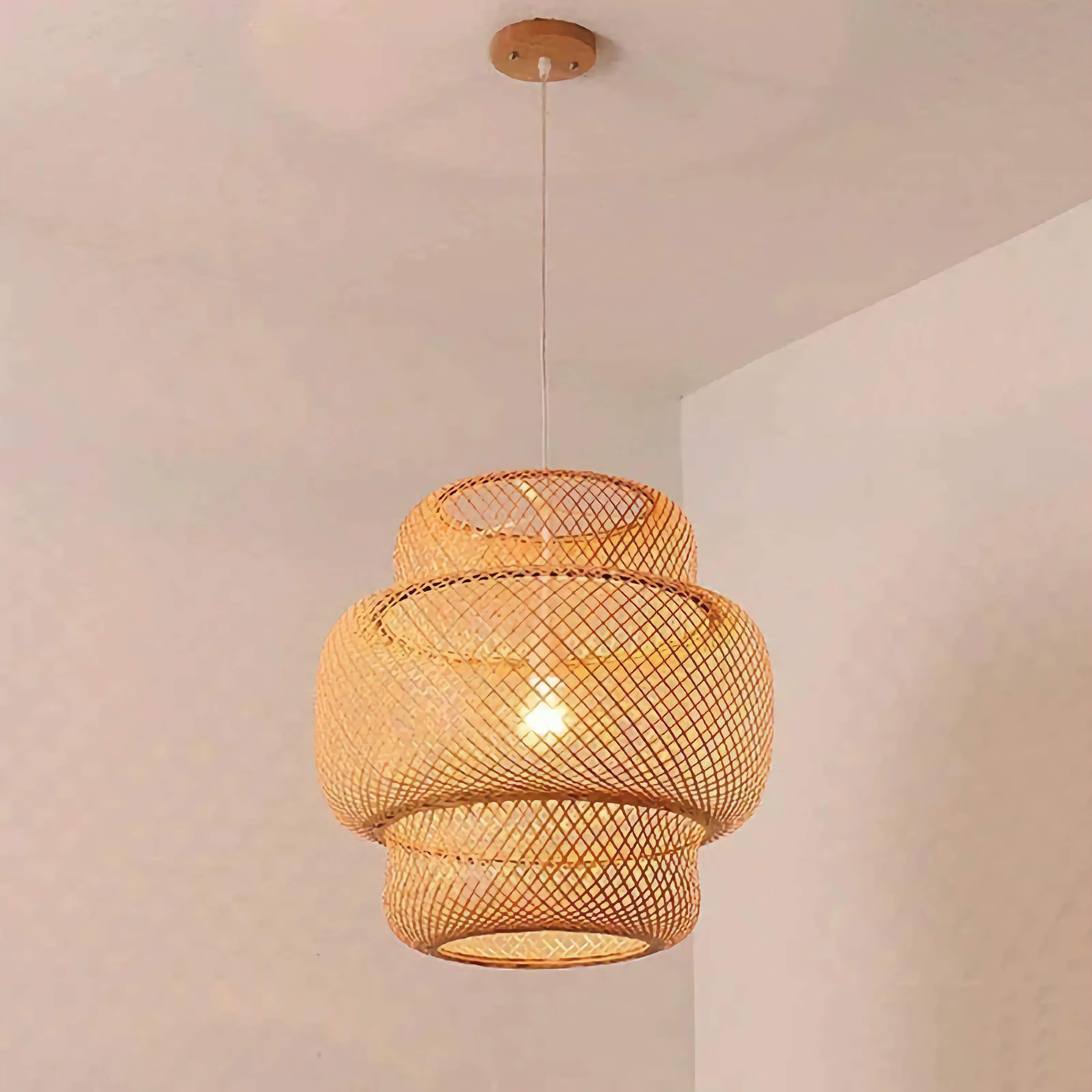 HANDMADE BAMBOO PENDANT LIGHT | CL568525