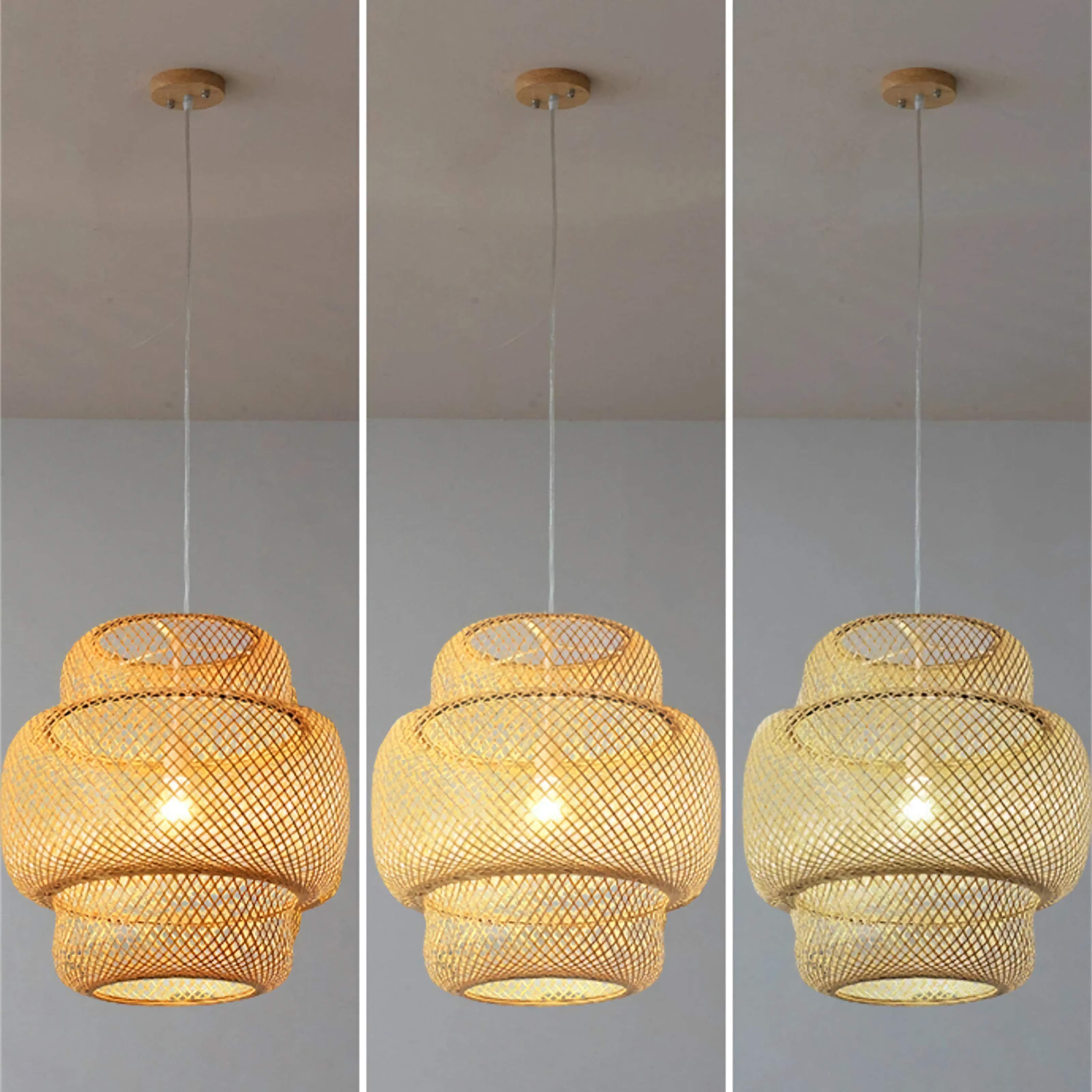 HANDMADE BAMBOO PENDANT LIGHT | CL568525