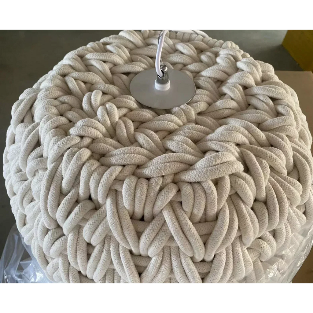 HANDMADE KNITTED ROPE PENDANT LIGHT | CLF5852025