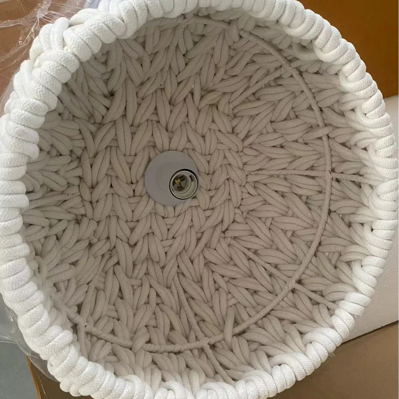 HANDMADE KNITTED ROPE PENDANT LIGHT | CLF5852025