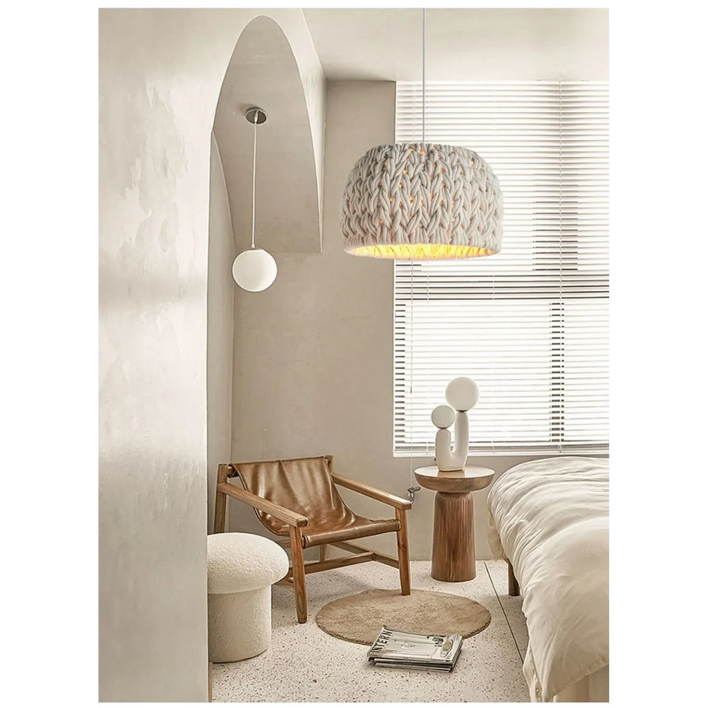 HANDMADE KNITTED ROPE PENDANT LIGHT | CLF5852025