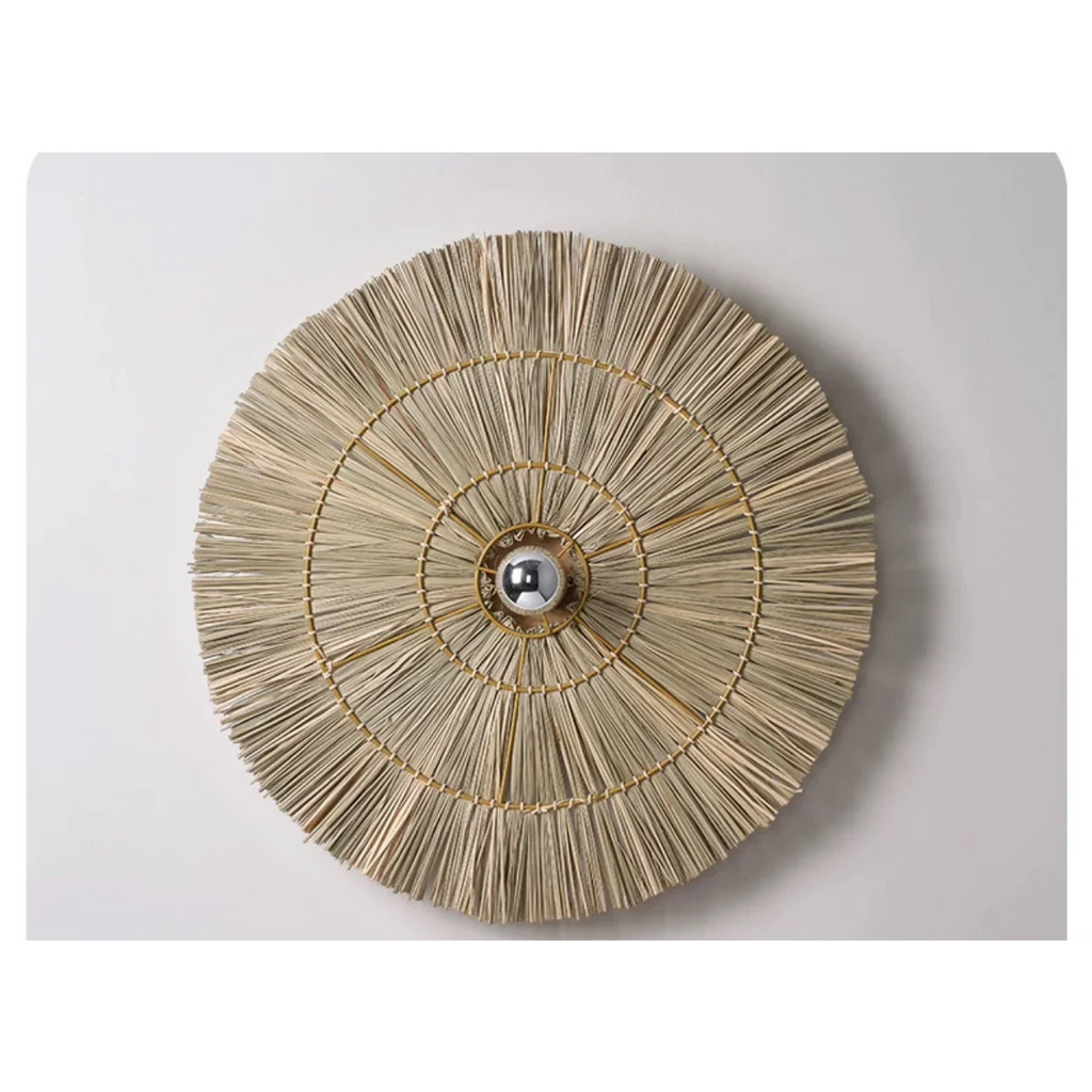 HANDMADE STRAW WALL LAMP | CLGT88520