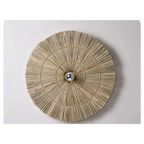 HANDMADE STRAW WALL LAMP | CLGT88520