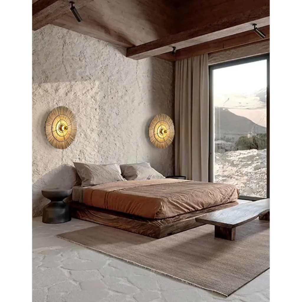 HANDMADE STRAW WALL LAMP | CLGT88520