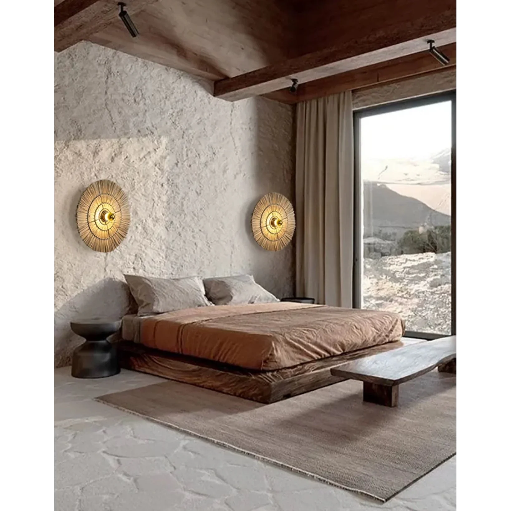 HANDMADE STRAW WALL LAMP | CLGT88520