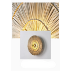 HANDMADE STRAW WALL LAMP | CLGT88520