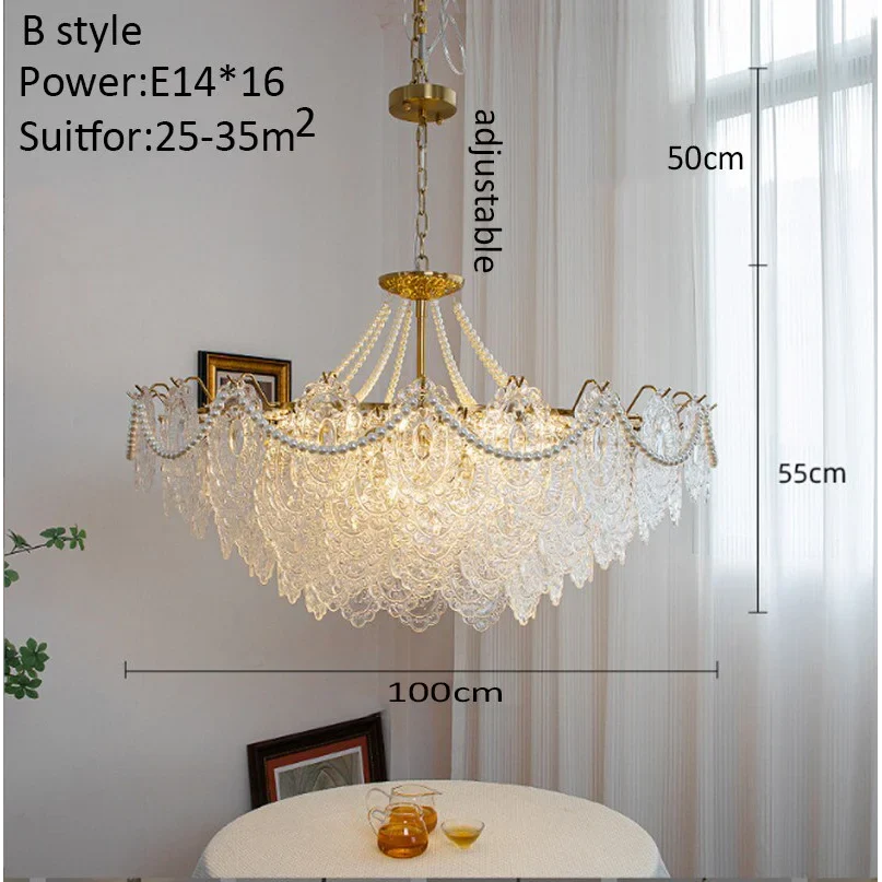 HOPXON CRYSTAL CHANDELIER | COPPER BASE