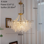 HOPXON CRYSTAL CHANDELIER | COPPER BASE