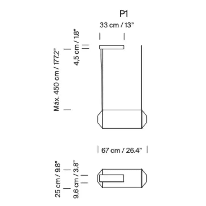 HORIZONTAL P1 PENDANT LAMP