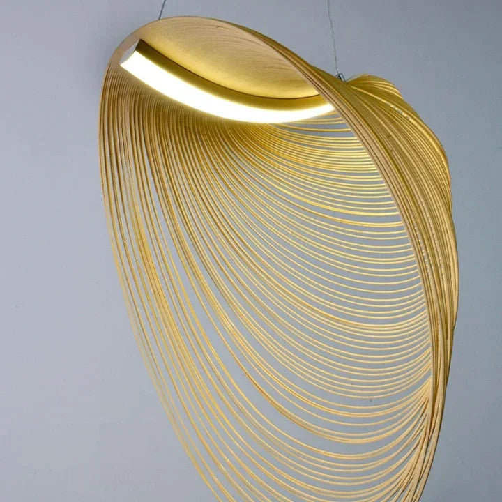ILLAN PENDANT LAMP - LASER-CUT FLEXIBLE PLYWOOD LIGHTING | CL255488