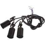 INDUSTRIAL BLACK MULTIPLE PENDANT LIGHTING