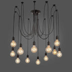 INDUSTRIAL BLACK MULTIPLE PENDANT LIGHTING