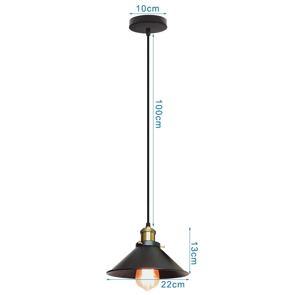 INDUSTRIAL METAL SINGLE PENDANT LIGHTS | CL54102