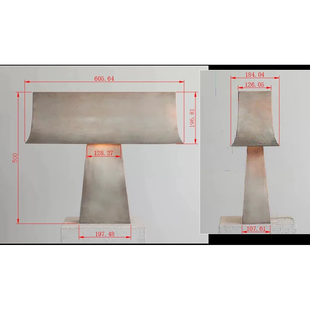 INDUSTRIAL STAINLESS STEEL TABLE LAMP | DESIGN CLBV5000