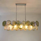 IRIDESCENT COPPER GLASS CHANDELIER | CLKJH025D