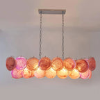 IRIDESCENT COPPER GLASS CHANDELIER | CLKJH025D