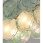 IRIDESCENT COPPER GLASS CHANDELIER | CLKJH025D