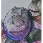 IRIDESCENT COPPER GLASS CHANDELIER | CLKJH025D