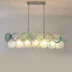IRIDESCENT COPPER GLASS CHANDELIER | CLKJH025D