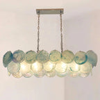 IRIDESCENT COPPER GLASS CHANDELIER | CLKJH025D