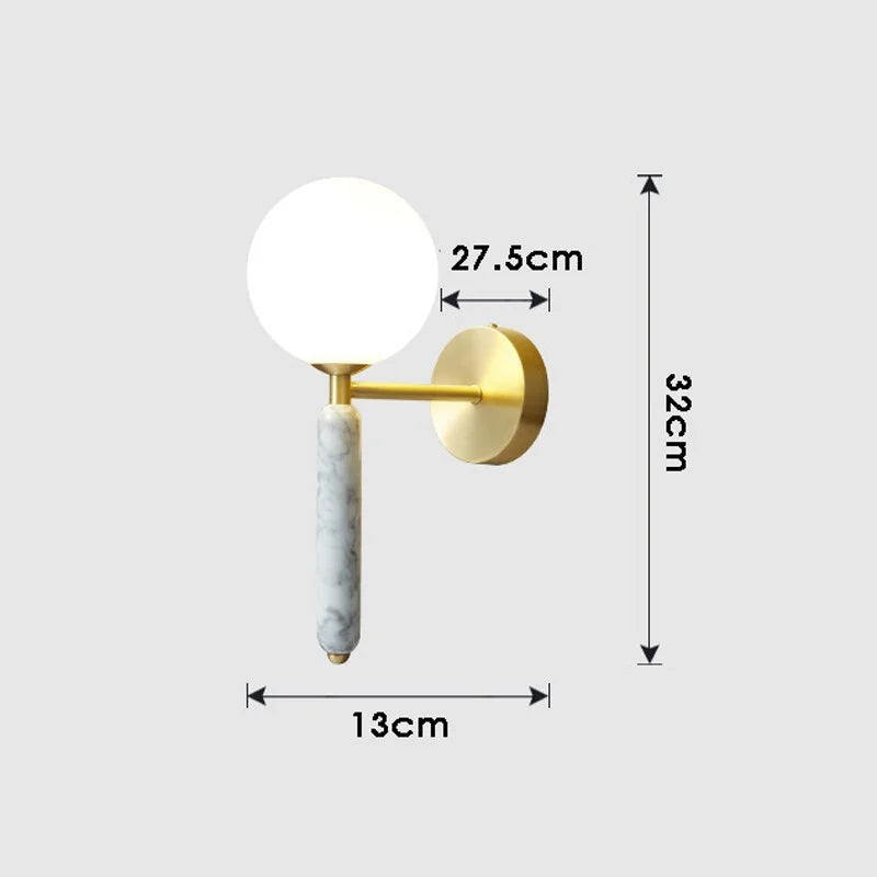 ITALIAN MARBLE WALL LIGHTS