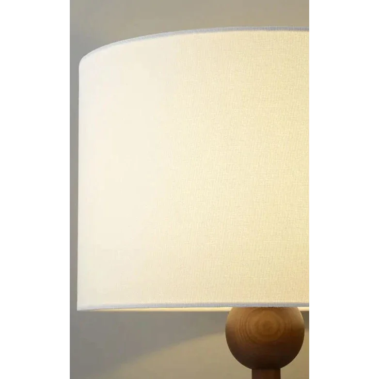 JAPANDI WOOD LINEN FLOOR LAMP SIRMIONE SERIES | TABLE & FLOOR LAMP