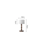 JAPANDI WOOD LINEN FLOOR LAMP SIRMIONE SERIES | TABLE & FLOOR LAMP