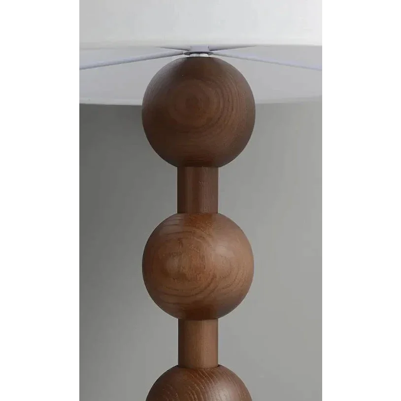 JAPANDI WOOD LINEN FLOOR LAMP SIRMIONE SERIES | TABLE & FLOOR LAMP