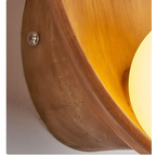 JAPANESE CERAMIC EARTH TONES WALL LAMP