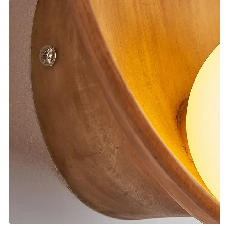 JAPANESE CERAMIC EARTH TONES WALL LAMP