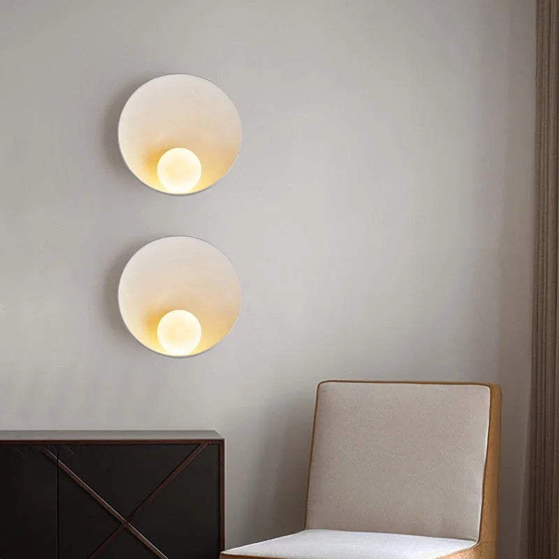 JAPANESE CERAMIC EARTH TONES WALL LAMP