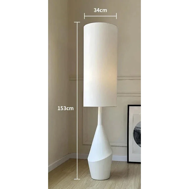 KINSEK WHITE MODERN STYLE FLOOR LAMP | CL852202