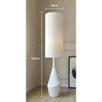 KINSEK WHITE MODERN STYLE FLOOR LAMP | CL852202
