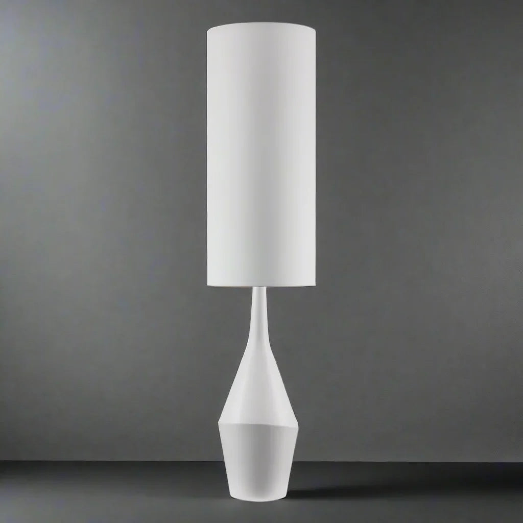 KINSEK WHITE MODERN STYLE FLOOR LAMP | CL852202