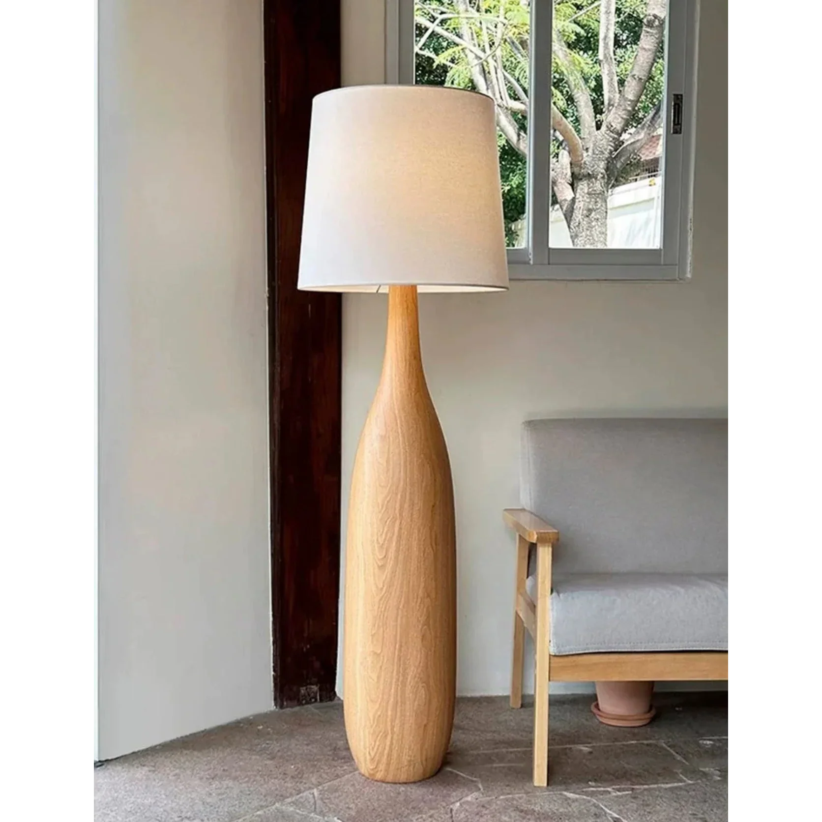 LA QUERCIA RESIN FLOOR LAMP