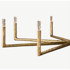 LARGE COPPER LINEAR BRASS CHANDELIER | CLRE0079CL