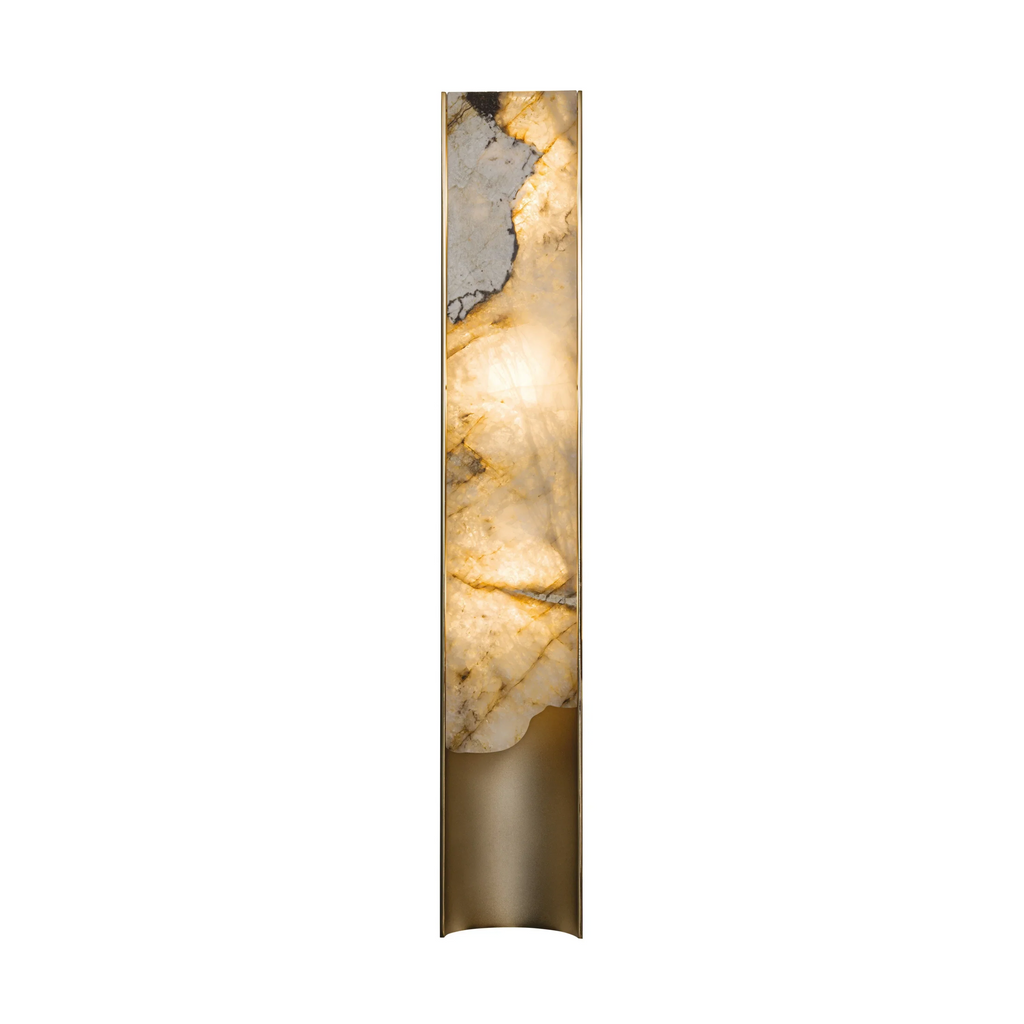 LARGE NATURAL STONE WALL SCONCE | CLVIS027L