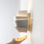 LE SOLEIL WHITE METAL WALL LAMP