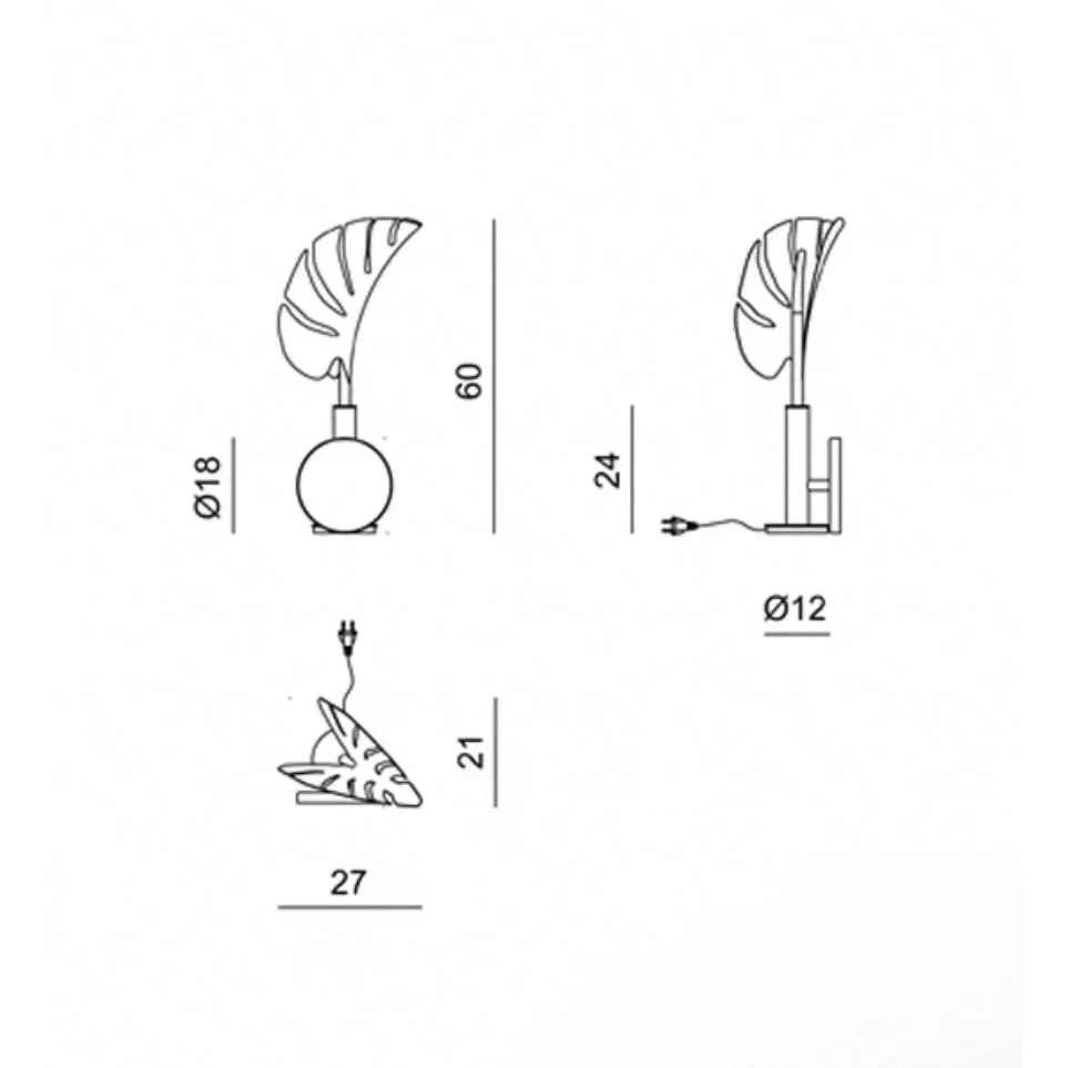 LEAF TABLE LAMP | CLTAD0197
