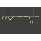 LED ACRYLIC FLEXIBLE TUBE CEILING LIGHT FIXTURE