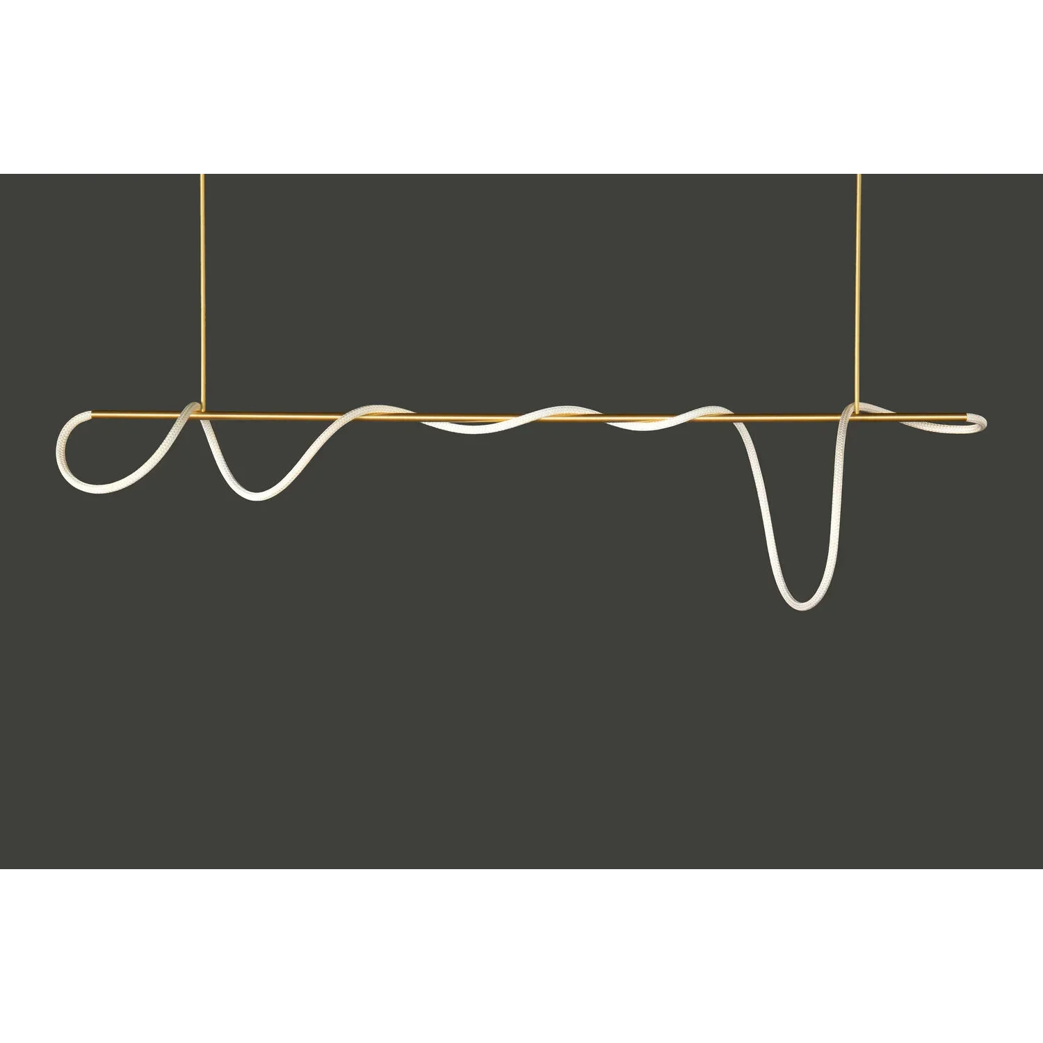 LED ACRYLIC FLEXIBLE TUBE CEILING LIGHT FIXTURE