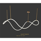 LED ACRYLIC FLEXIBLE TUBE CEILING LIGHT FIXTURE