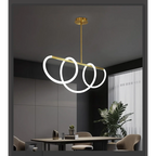 LED ACRYLIC FLEXIBLE TUBE CEILING LIGHT FIXTURE