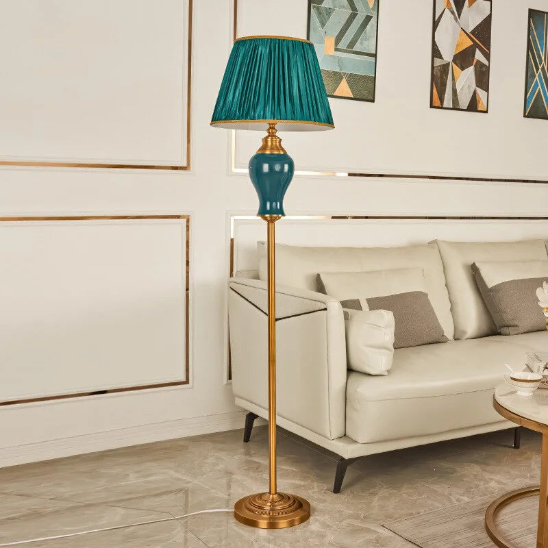 LIGHT LUXURY VASE CRYSTAL FLOOR LAMPS