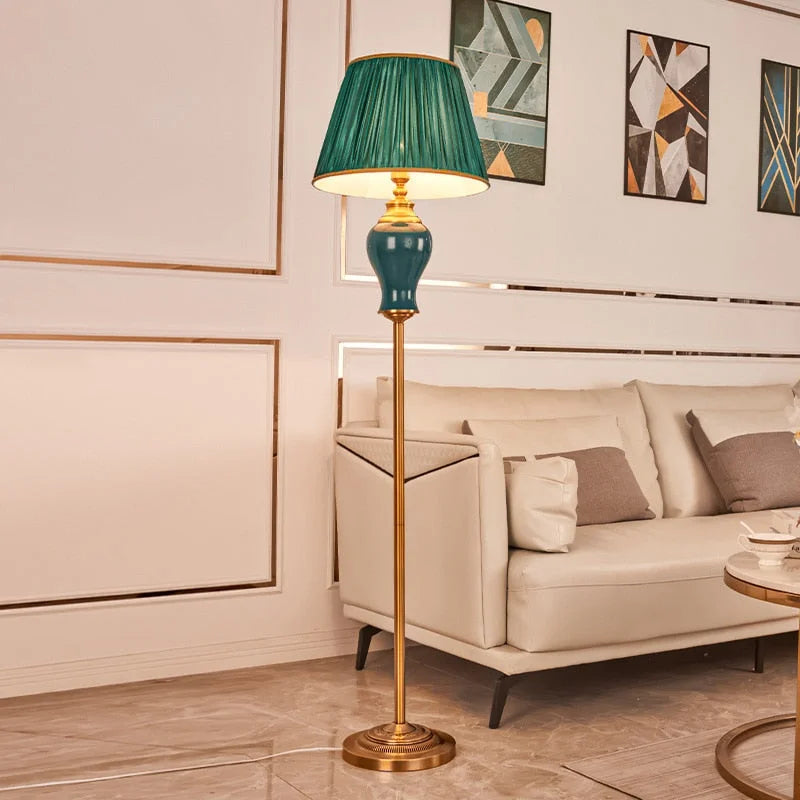 LIGHT LUXURY VASE CRYSTAL FLOOR LAMPS